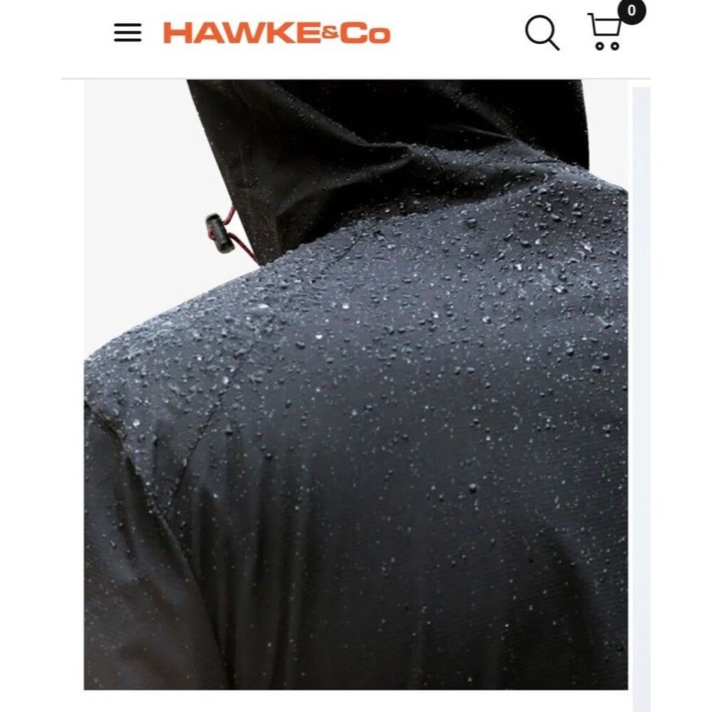 Hawke & Co Pro Series Outerwear Defender Waterproof Rain jacket 2XL Mens XXL New